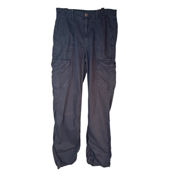 ZARA Womens Size 6 Cargo Pants Dark Gray 100% Cotton - Picture 3 of 16